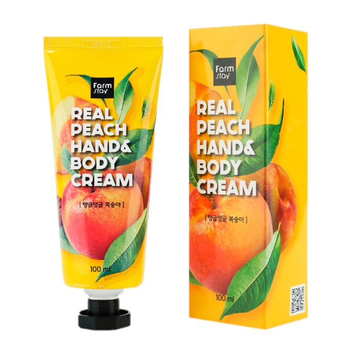 Farm Stay - Crème pour les mains et le corps Real Peach - 100ml