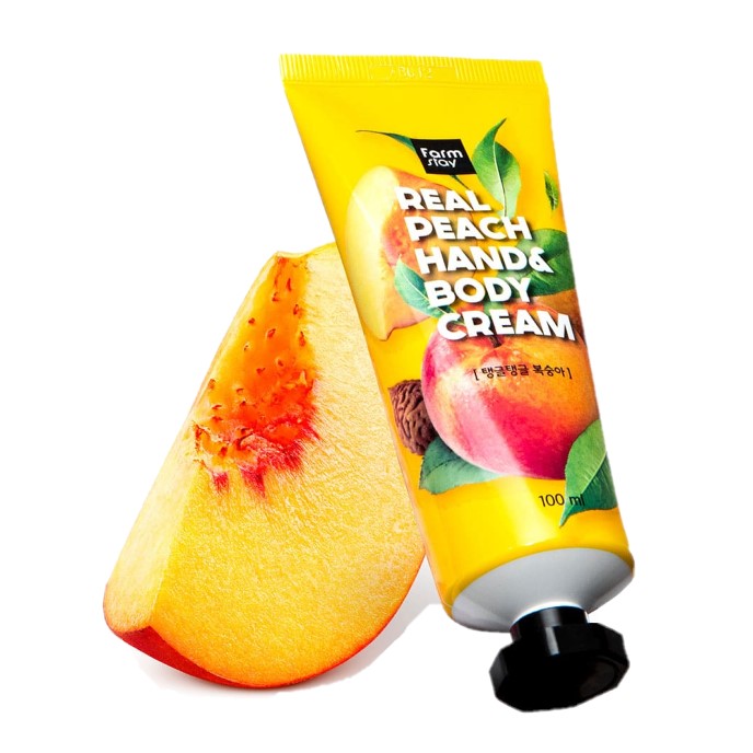 Farm Stay - Crème pour les mains et le corps Real Peach - 100ml