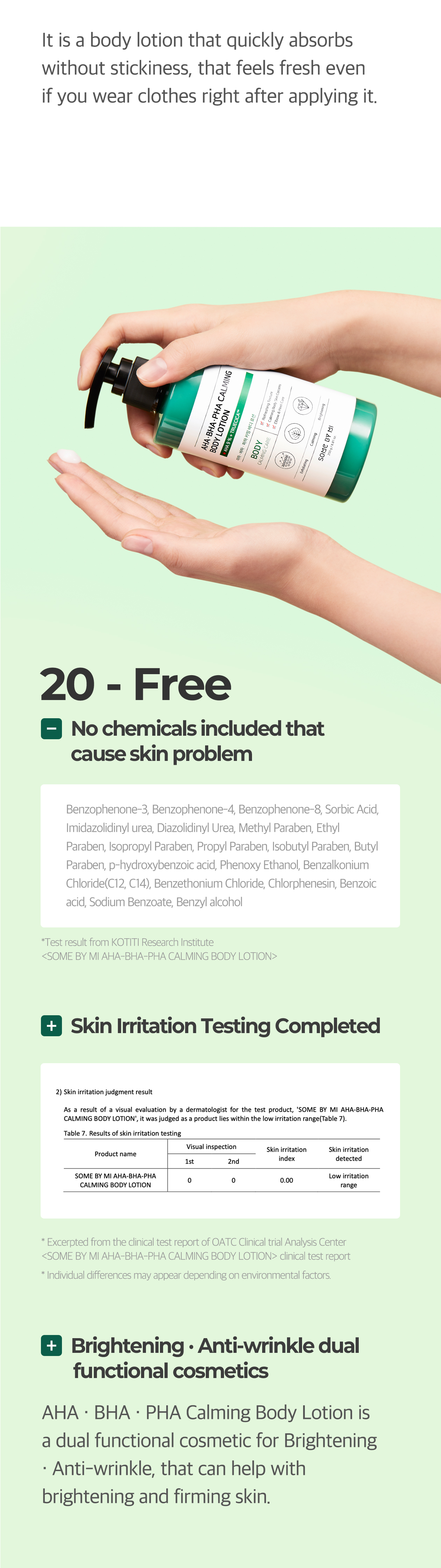 SOME BY MI - AHA-BHA-PHA Calming Body Lotion - 250g