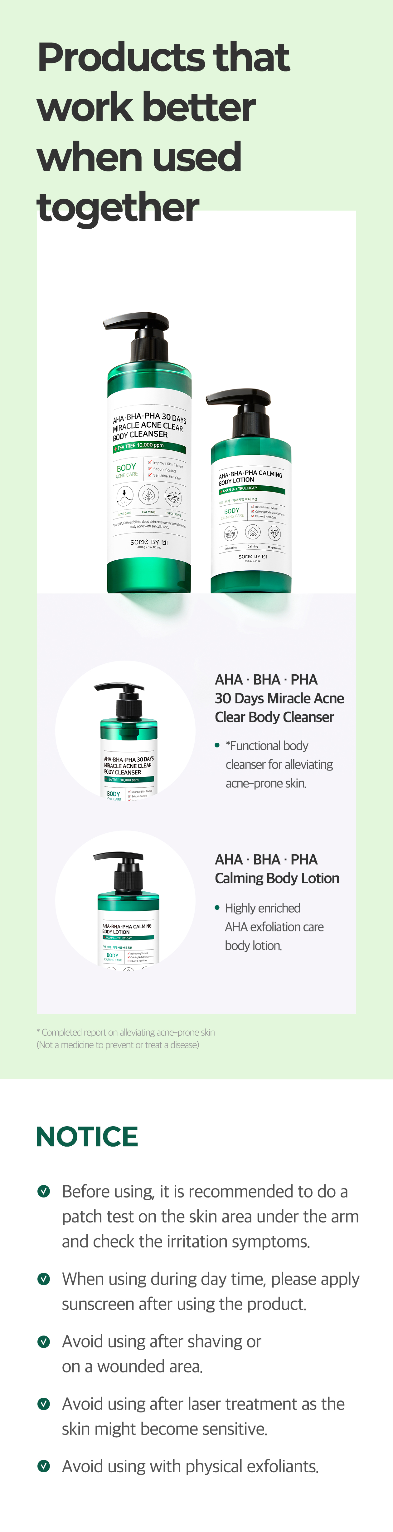 SOME BY MI - AHA-BHA-PHA Calming Body Lotion - 250g