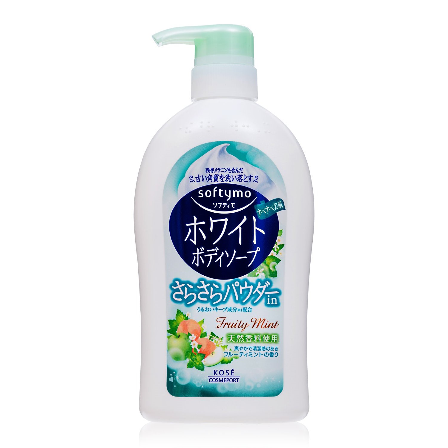Kose - Softymo - Savon Corps Blanc Menthe Fruité - 600ml