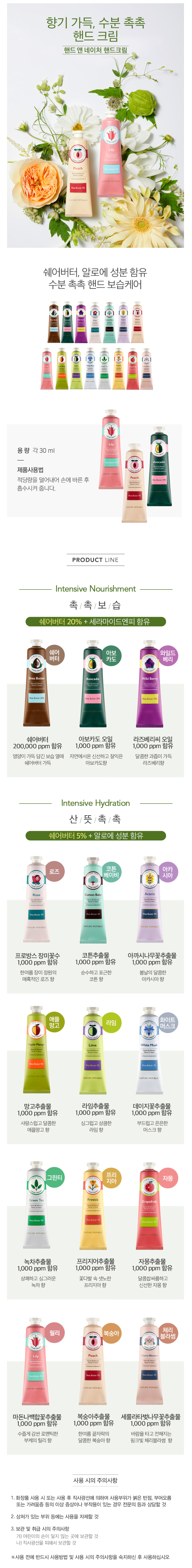 NATURE REPUBLIC - Hand & Nature Crème pour les mains 30ml