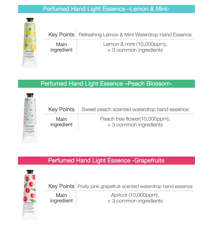 The Saem - Perfumed Hand Essence de Lumière