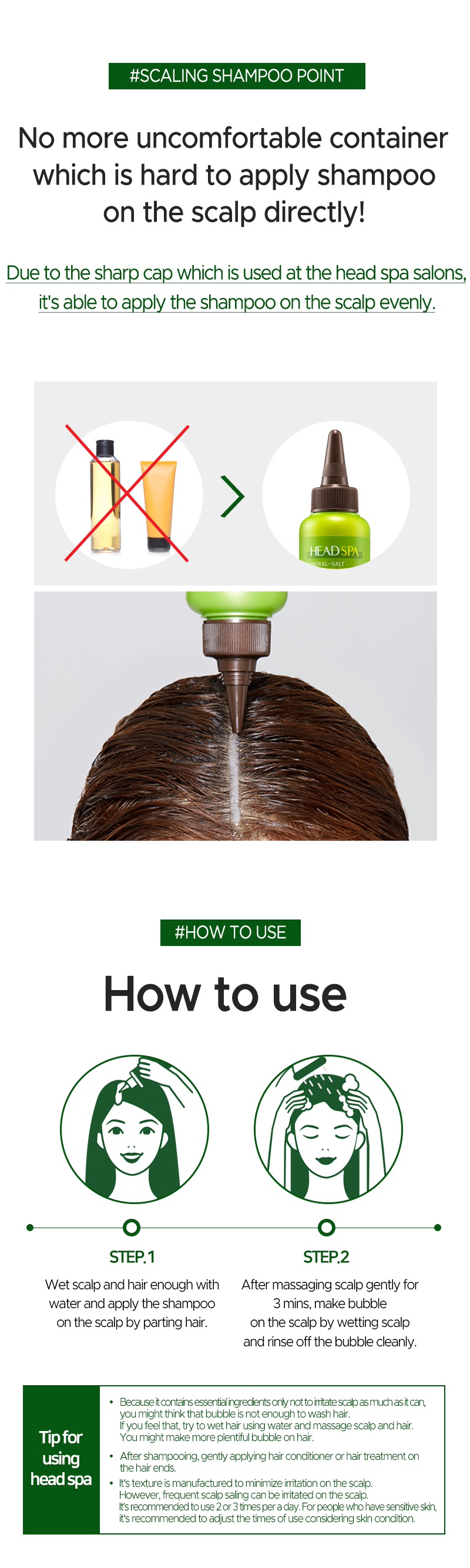 BIORECIPE - Shampooing détartrant aux sels minéraux Head Spa