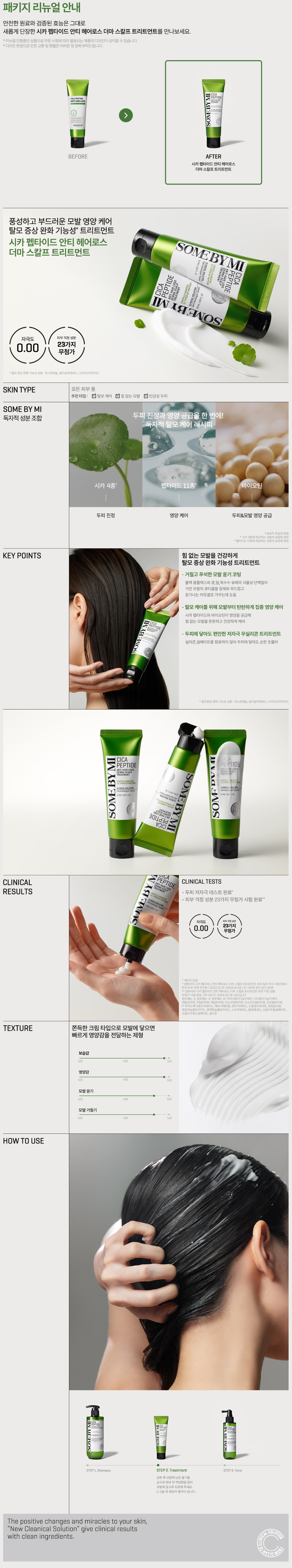 SOME BY MI - Cica Peptide Anti Hair Loss Derma Scalp Treatment - 50ml