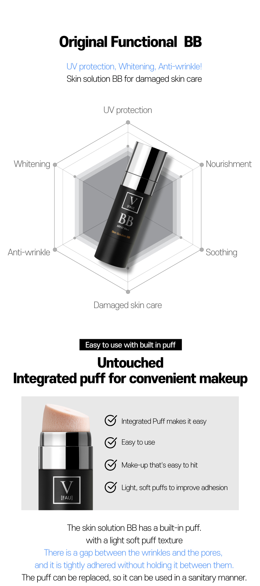 FAU - Skin Solution BB (SPF37 PA++) - 30g