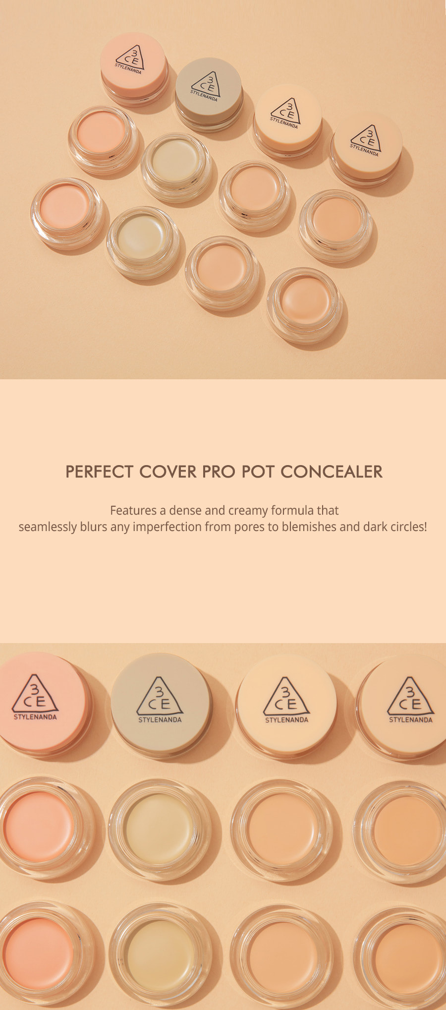 3CE / 3 CONCEPT EYES - Cover Pot Concealer