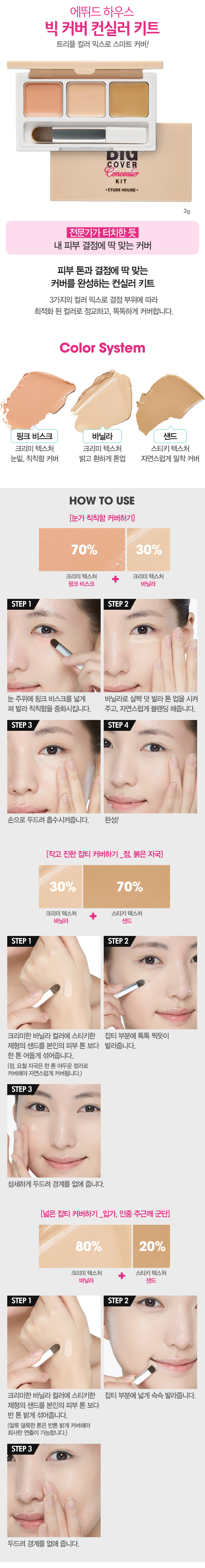 Etude House - Big Cover Concealer Kit
