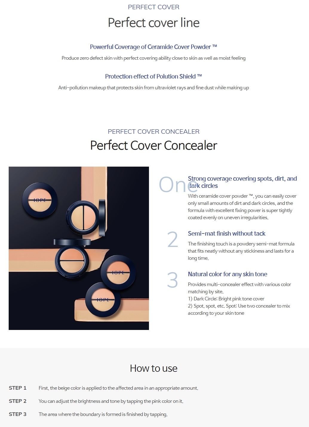 IOPE - Correcteur Perfect Cover - 3g
