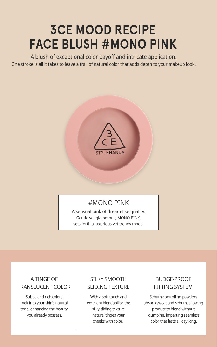 3CE - Mood Recipe Face Blush