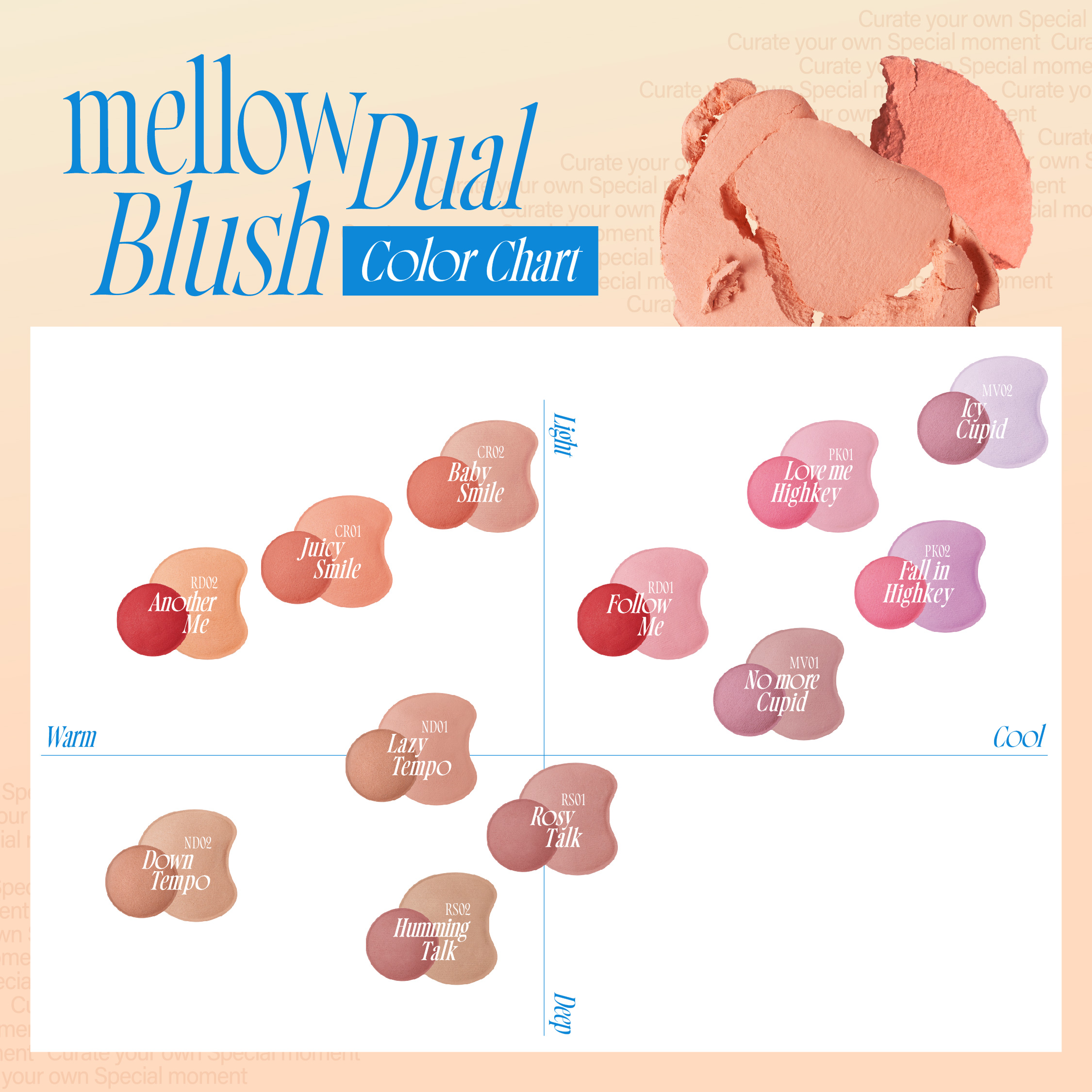 Fwee - Mellow Dual Blusher - 7.2g
