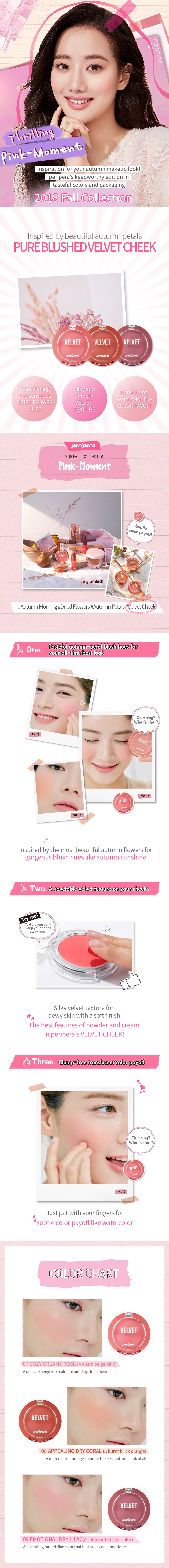 peripera - Joue en velours rougit pur (Collection Pink Moment)