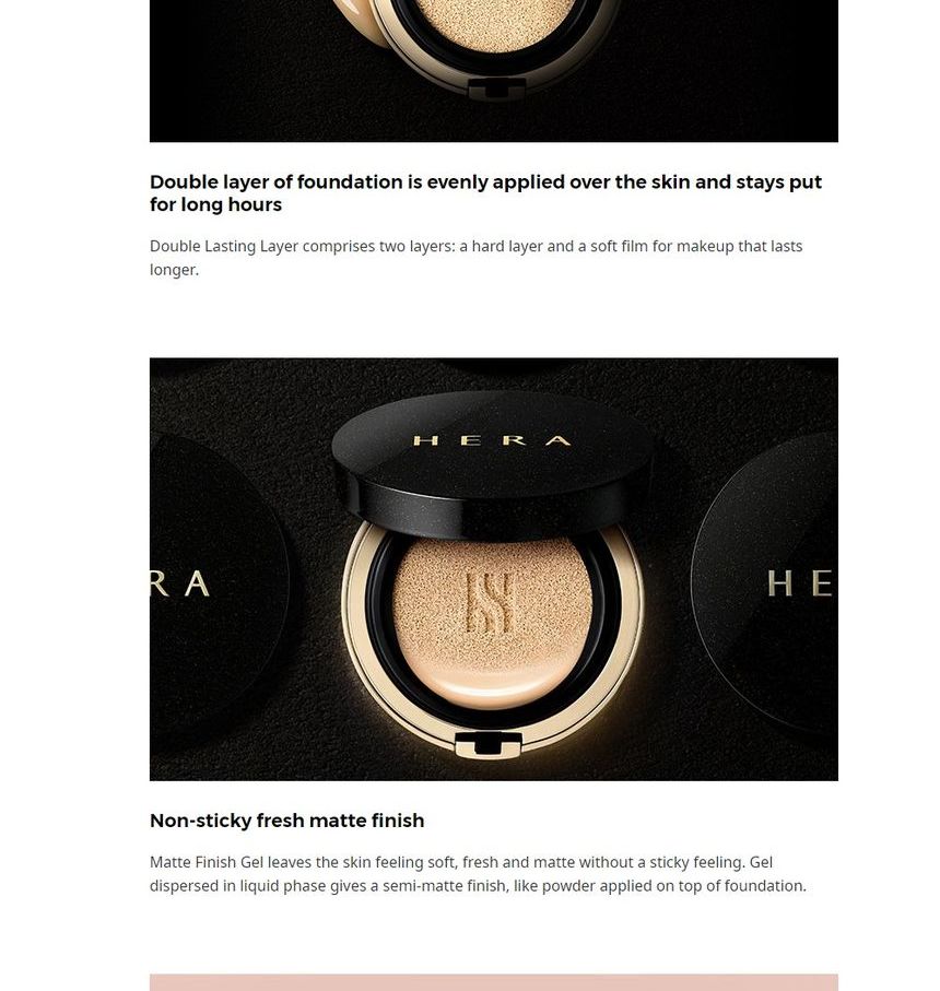 HERA - Black Cushion avec recharge