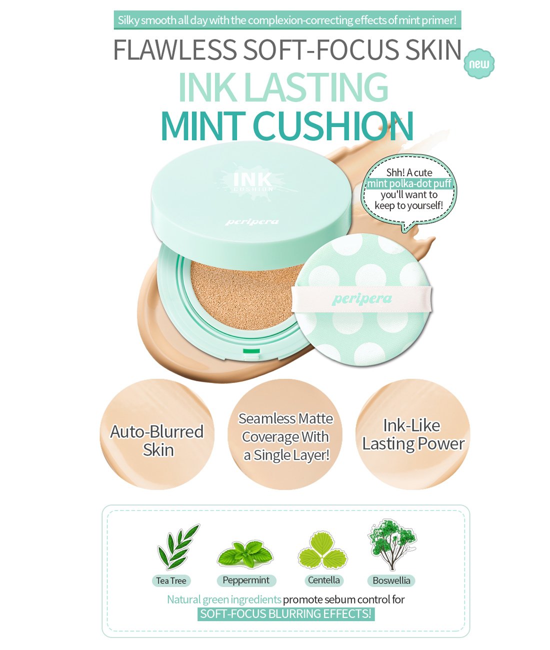peripera - Ink Lasting Mint Cushion