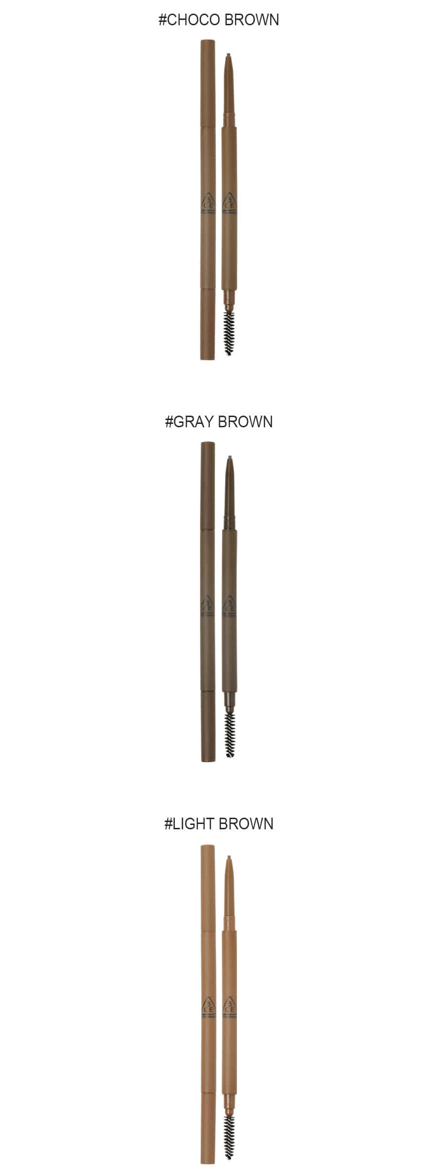 3CE / 3 CONCEPT EYES - Super Slim Eye Brow Pencil