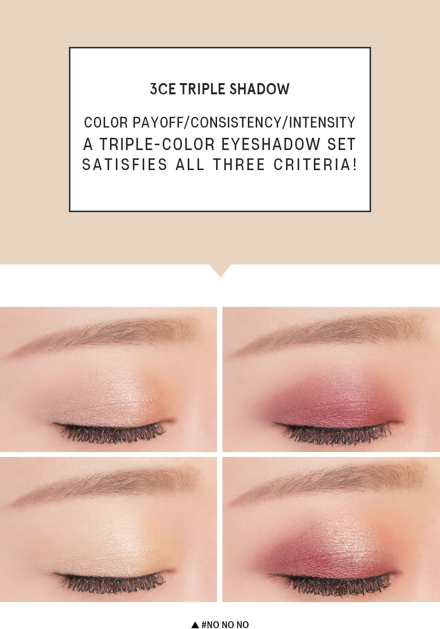 3CE / 3 CONCEPT EYES - Ombre à paupières triple