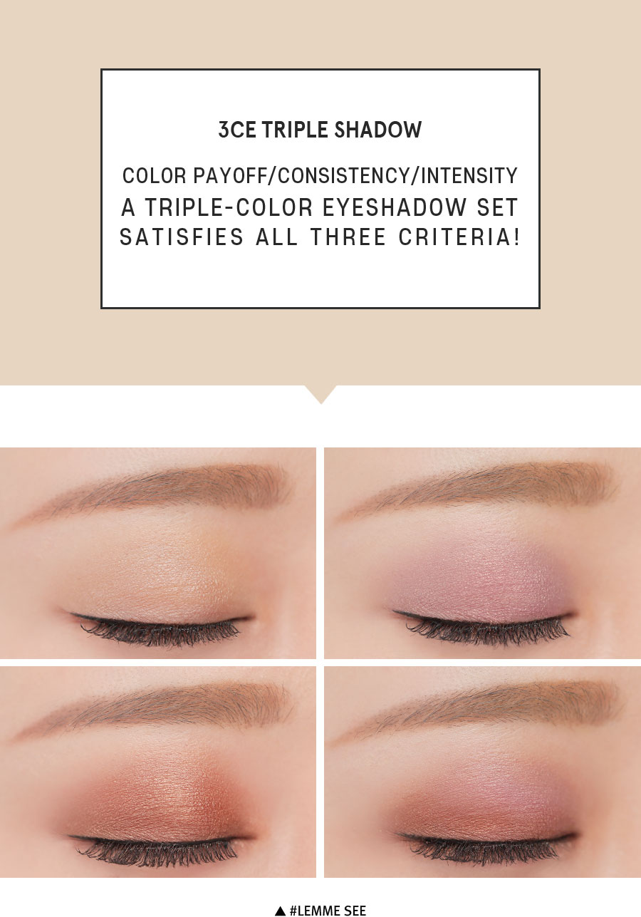 3CE / 3 CONCEPT EYES - Ombre à paupières triple