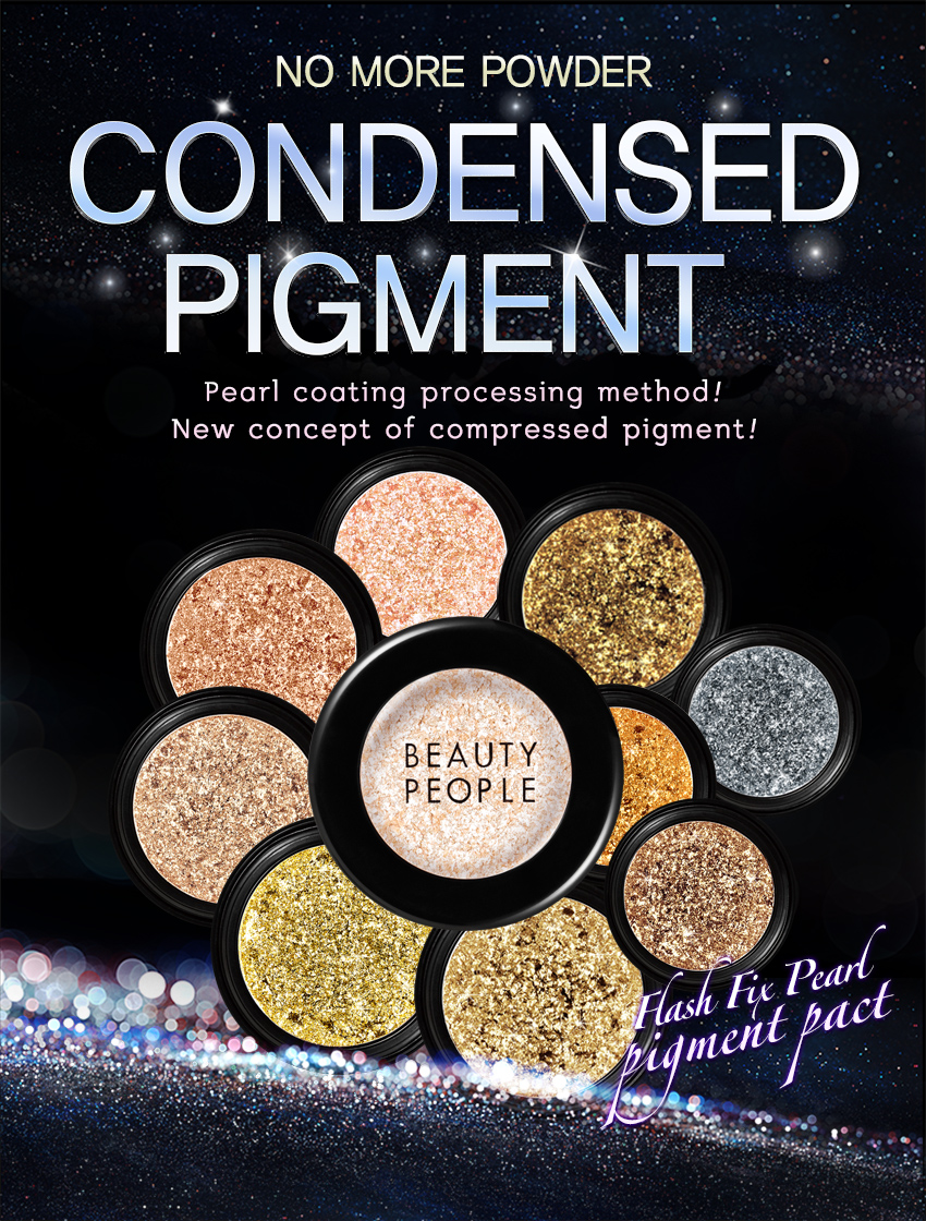 BEAUTY PEOPLE - Flash Fix Pearl Pigment Eyeshadow Pact