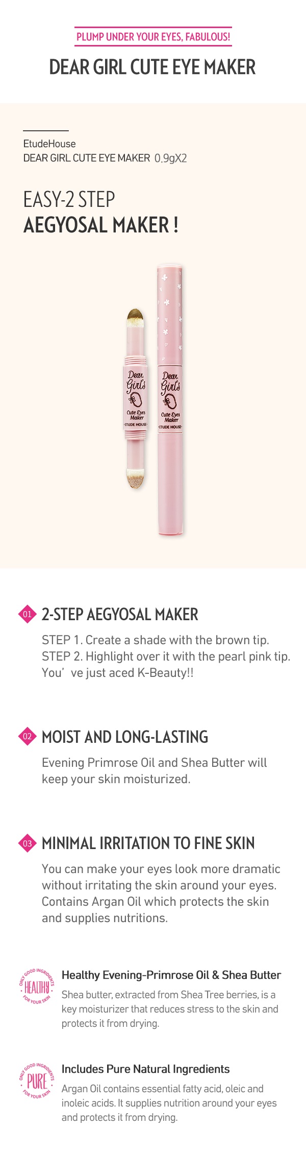 Etude House - Dear Girls Cute Eyes Maker