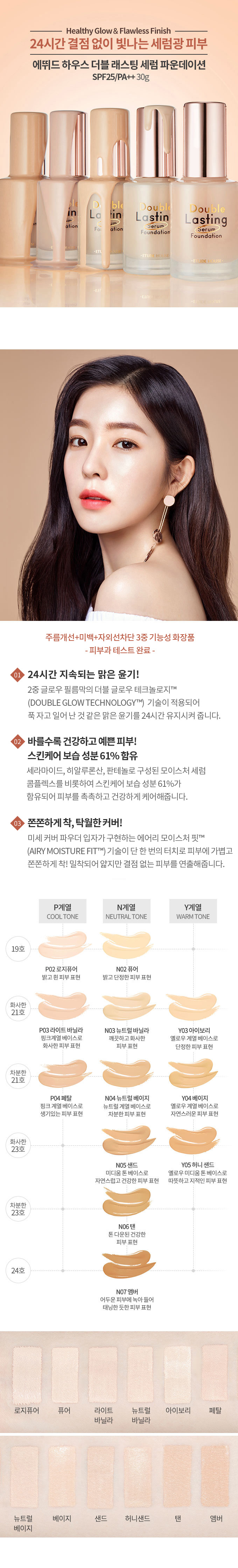 Etude House - Double Lasting Serum Foundation