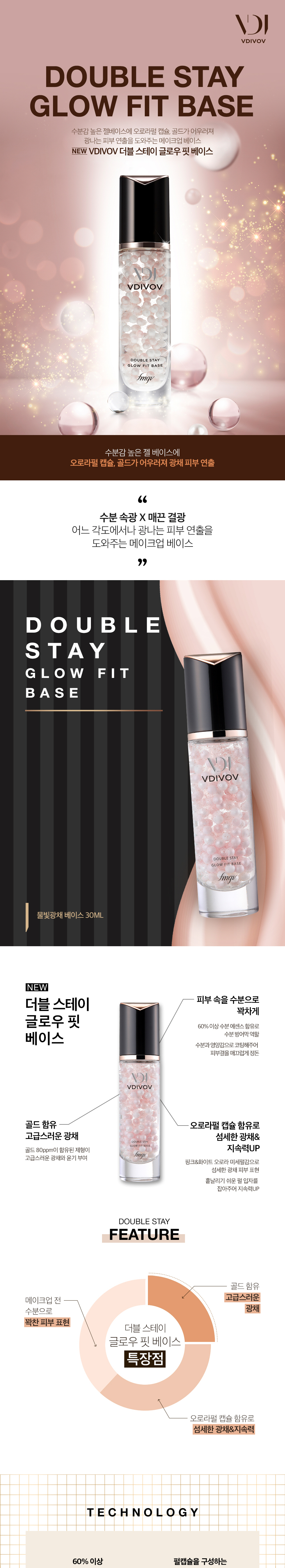 VDIVOV - Base Double Stay Glow Fit - 30ml