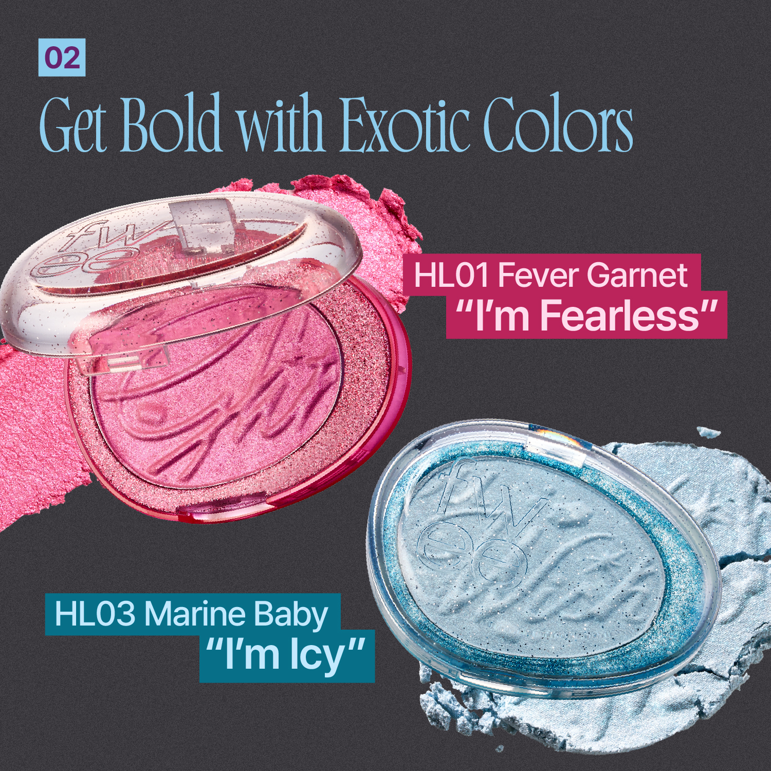 Fwee - Glitz Stone Highlighter - 6g