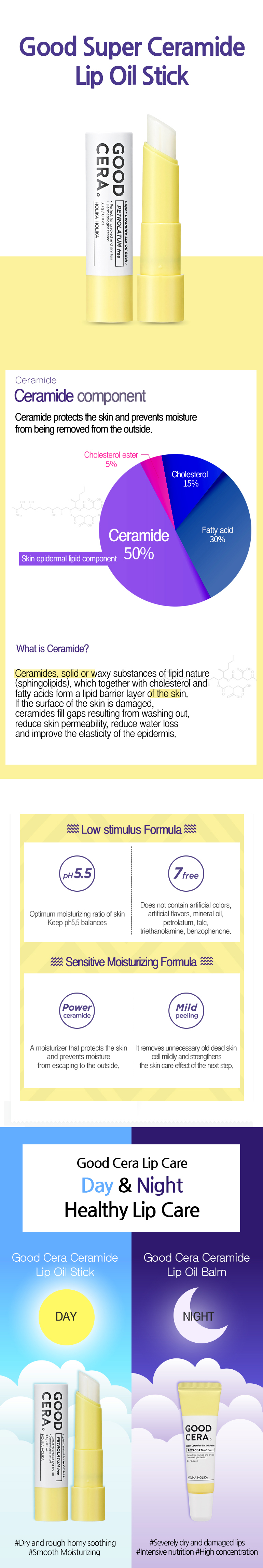 HolikaHolika - Good Cera Super Ceramide Lip Oil Stick