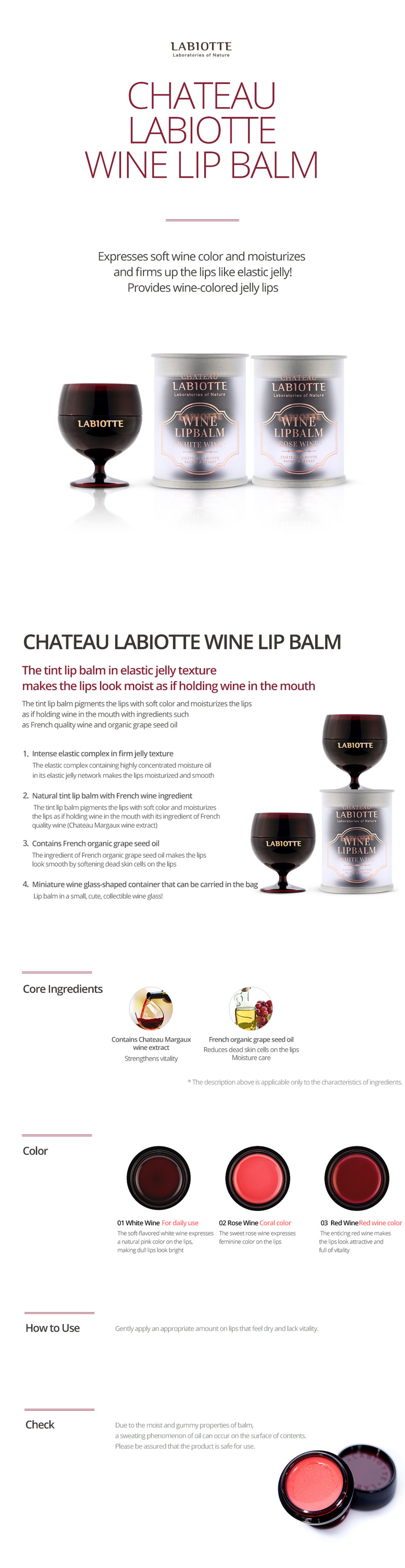 LABIOTTE - Chateau Labiotte Wine Lip Balm