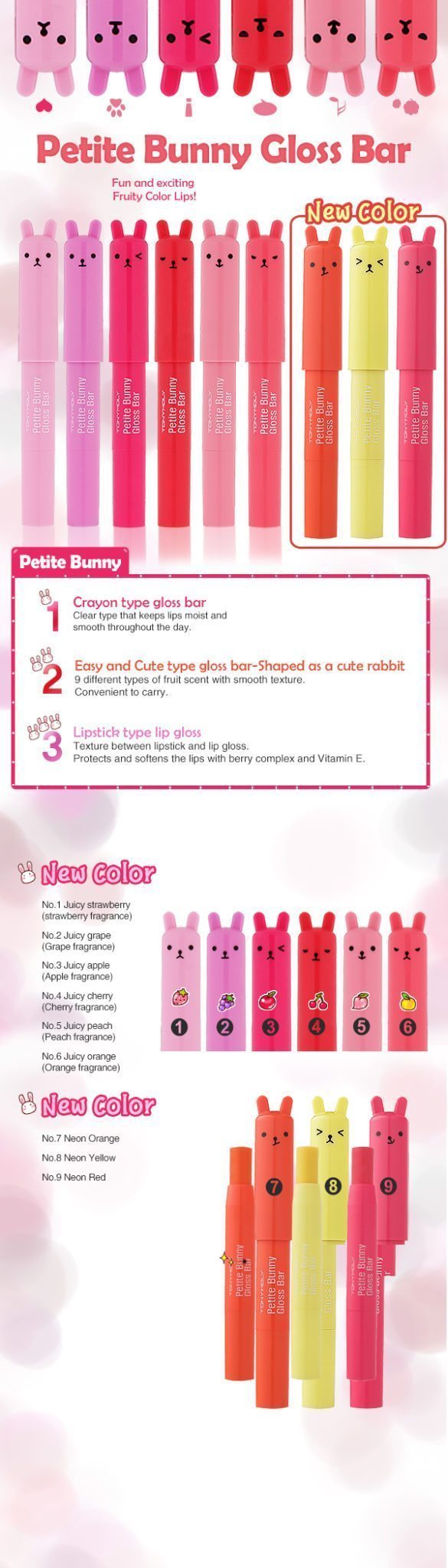 Tonymoly - Petite Bunny Gloss Bar
