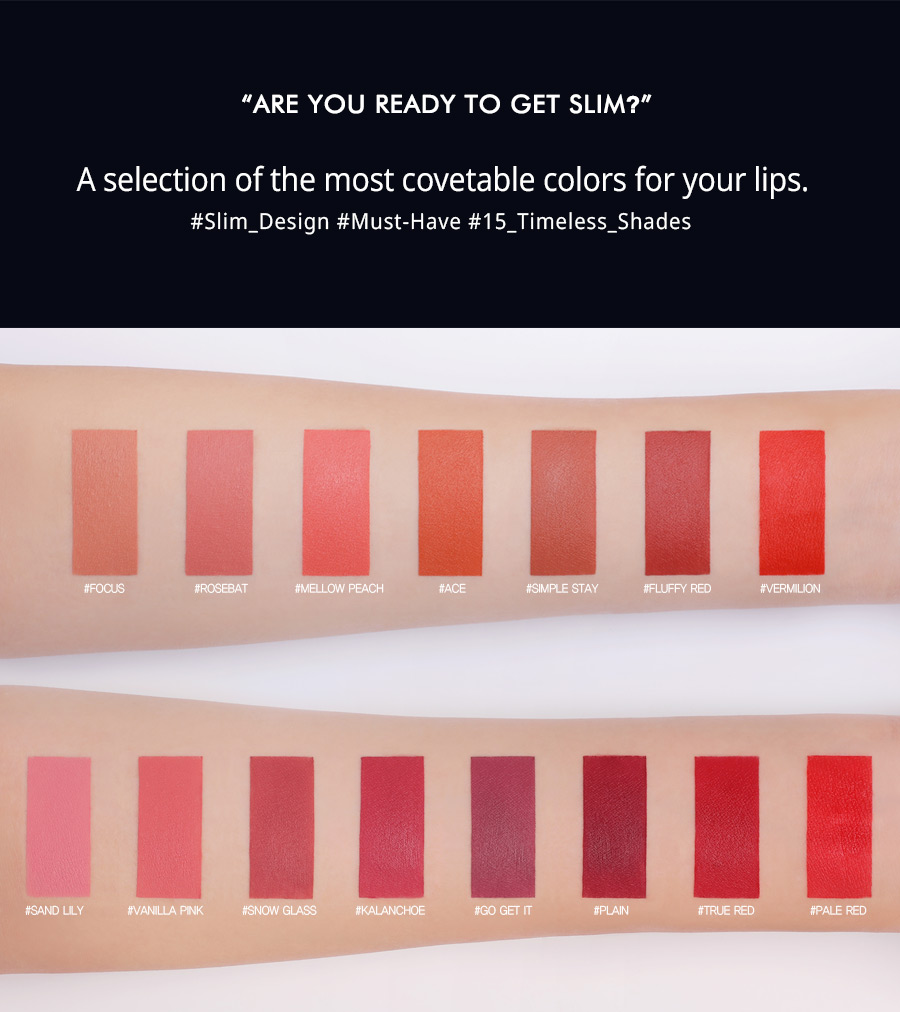 3CE / 3 CONCEPT EYES - Slim Velvet Lip Color