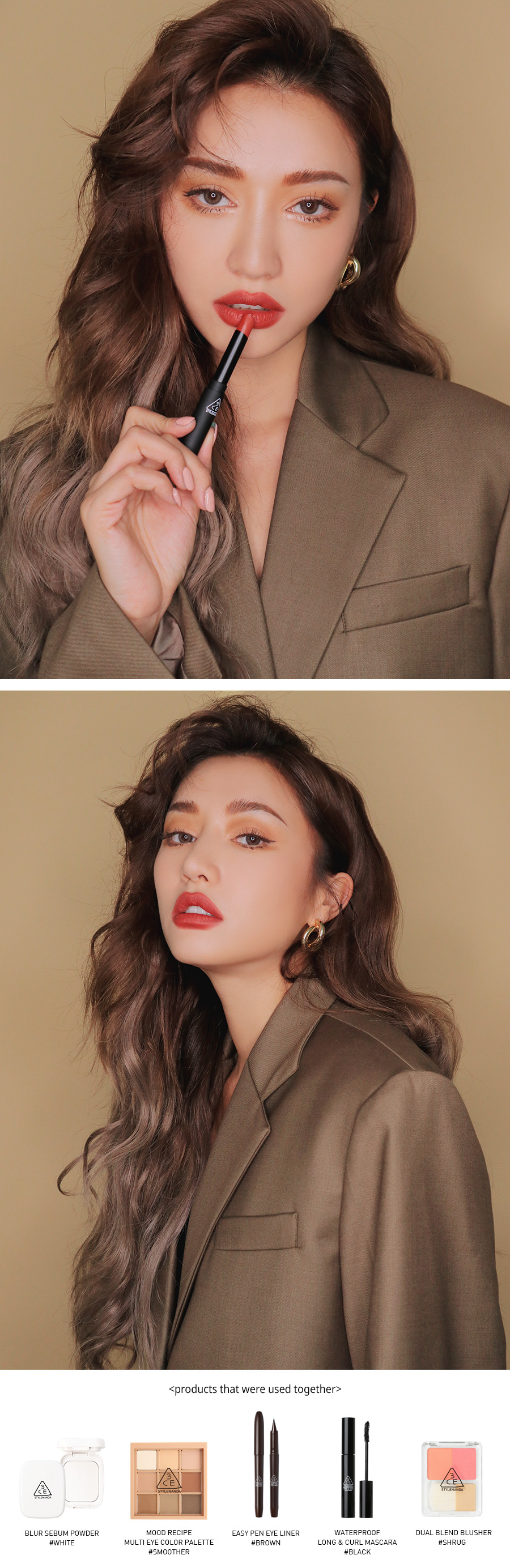 3CE / 3 CONCEPT EYES - Slim Velvet Lip Color