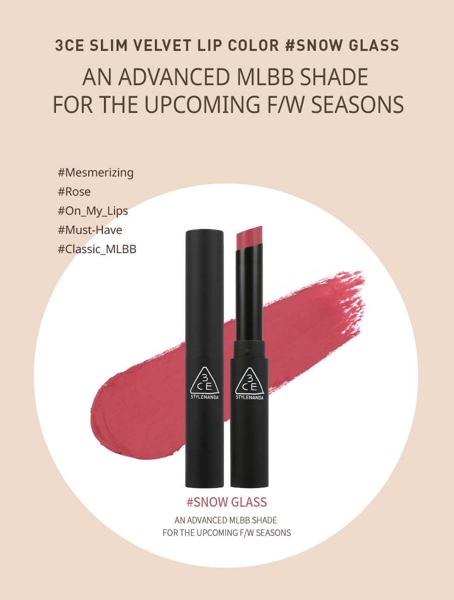3CE / 3 CONCEPT EYES - Slim Velvet Lip Color