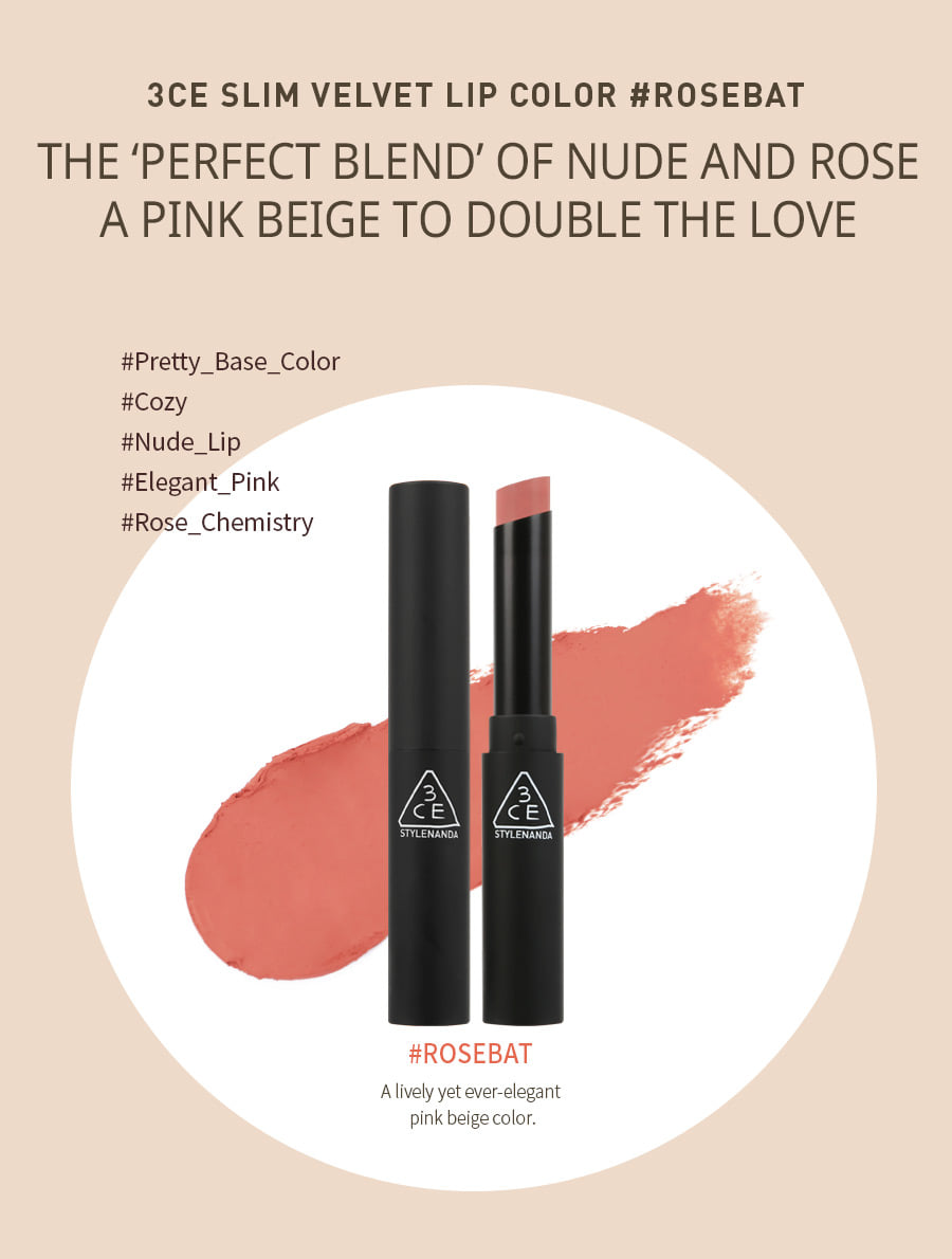 3CE / 3 CONCEPT EYES - Slim Velvet Lip Color