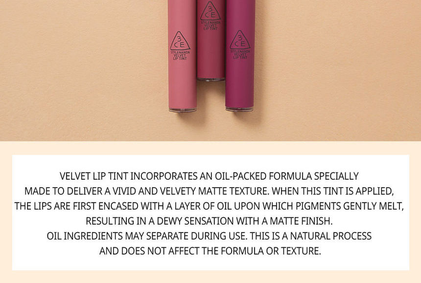 3CE - Velvet Lip Tint