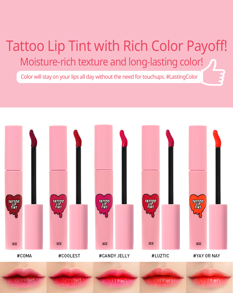 3CE / 3 CONCEPT EYES - Tattoo Lip Tint