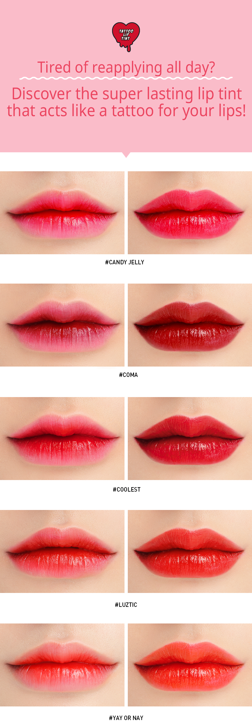 3CE / 3 CONCEPT EYES - Tattoo Lip Tint