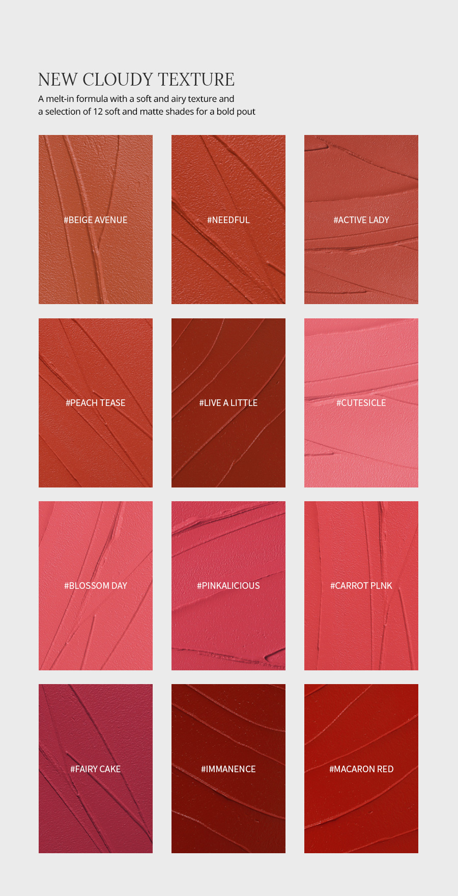 3CE / 3 CONCEPT EYES - Cloud Lip Tint 4g