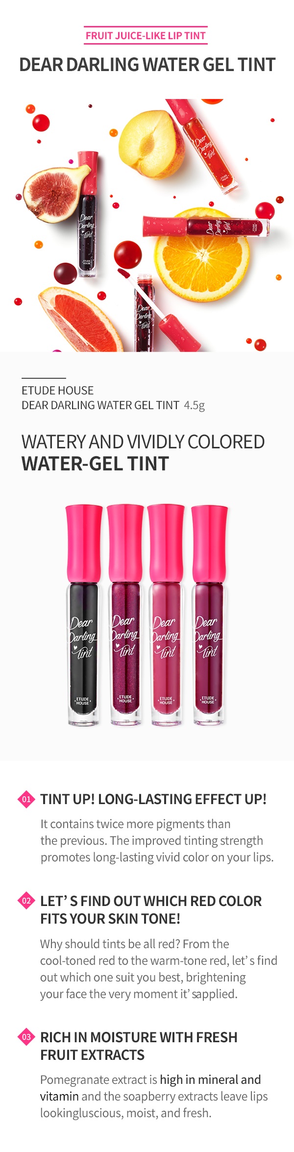 Etude House - Dear Darling Water Gel Teinte