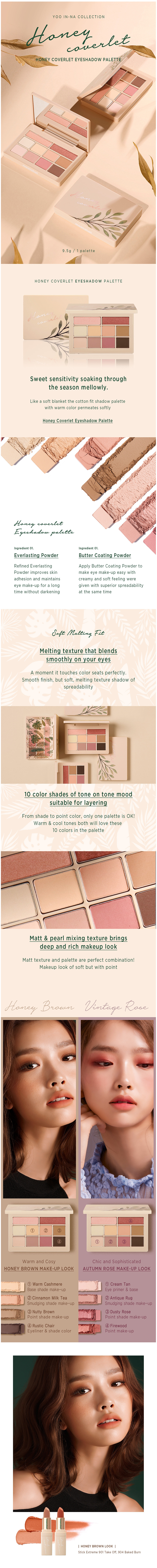 moonshot - Honey Coverlet Eyeshadow Palette - 9.5g