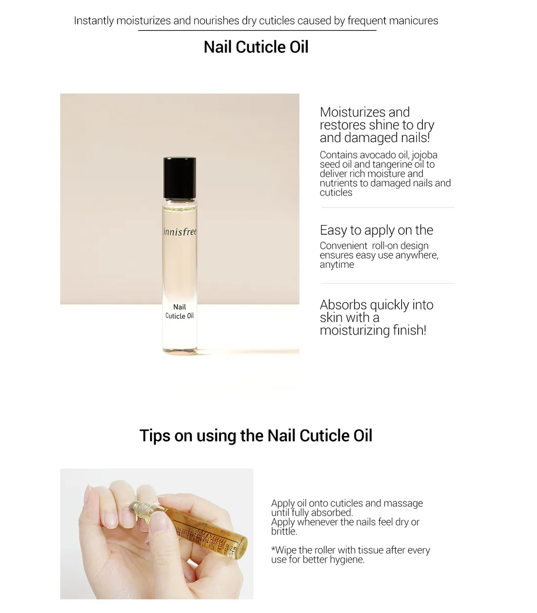 innisfree - Nail Cuticle Oil - 7.5ml