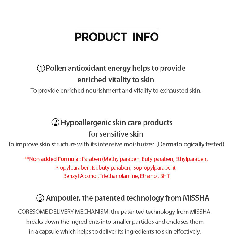 MISSHA - Bee Pollen Renew Ampouler - 40ml