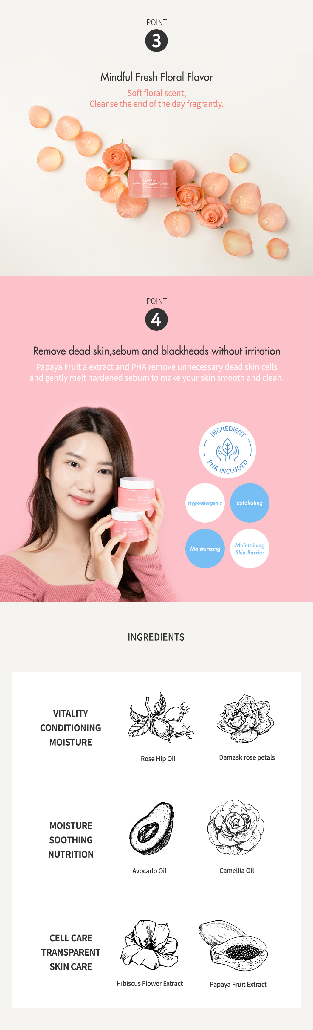 daymellow' - Nettoyant Baume Rose Light Clean - 90ml