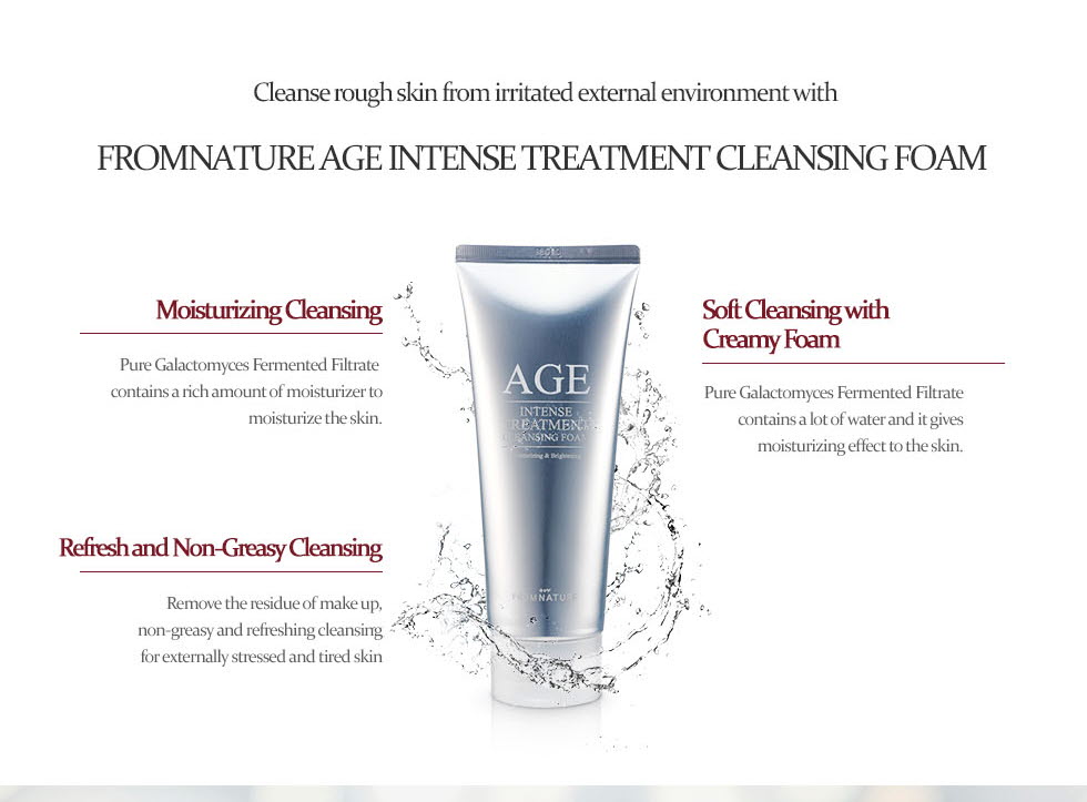 FROM NATURE - AGE Intense Treatment Mousse Nettoyante