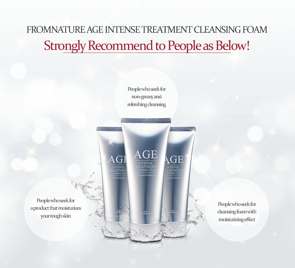 FROM NATURE - AGE Intense Treatment Mousse Nettoyante
