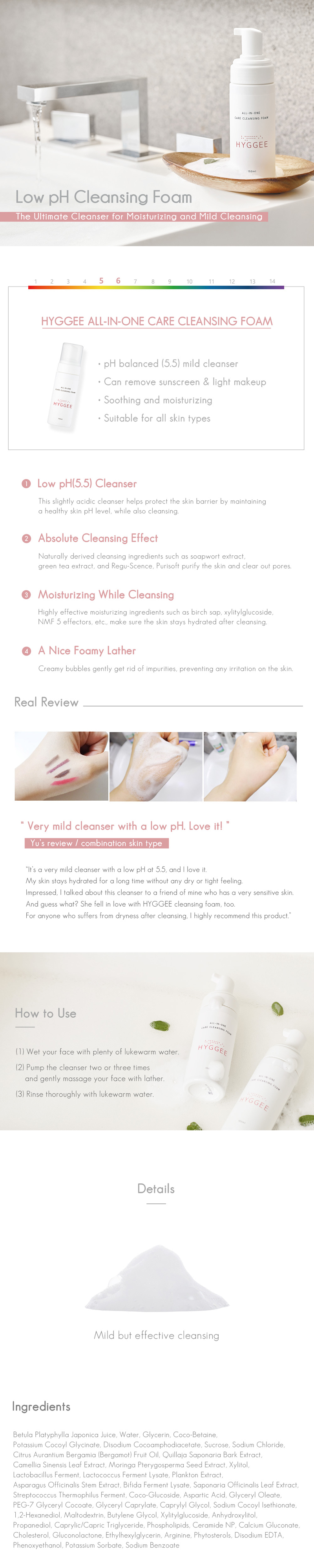 HYGGEE - All-In-One Care Cleansing Foam - 150ml