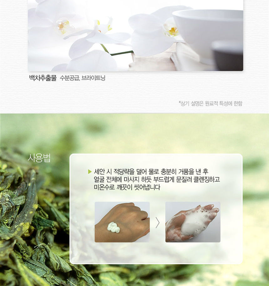 The Saem - Healing Tea Garden Mousse nettoyante au thé blanc
