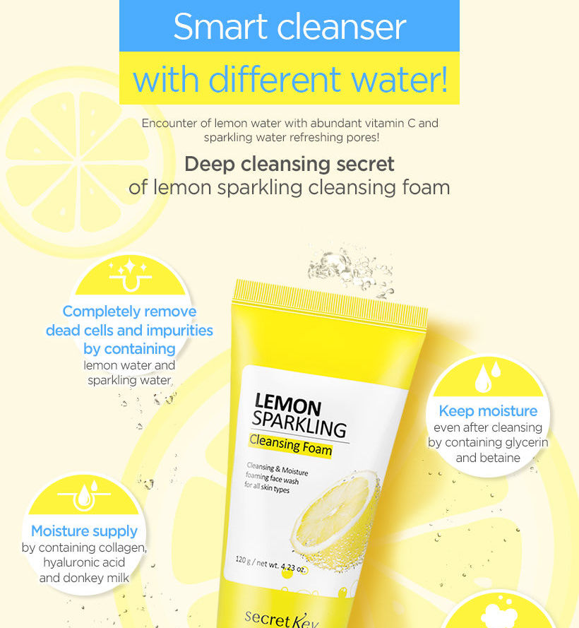 Secret Key -Lemon Sparkling Cleansing Foam