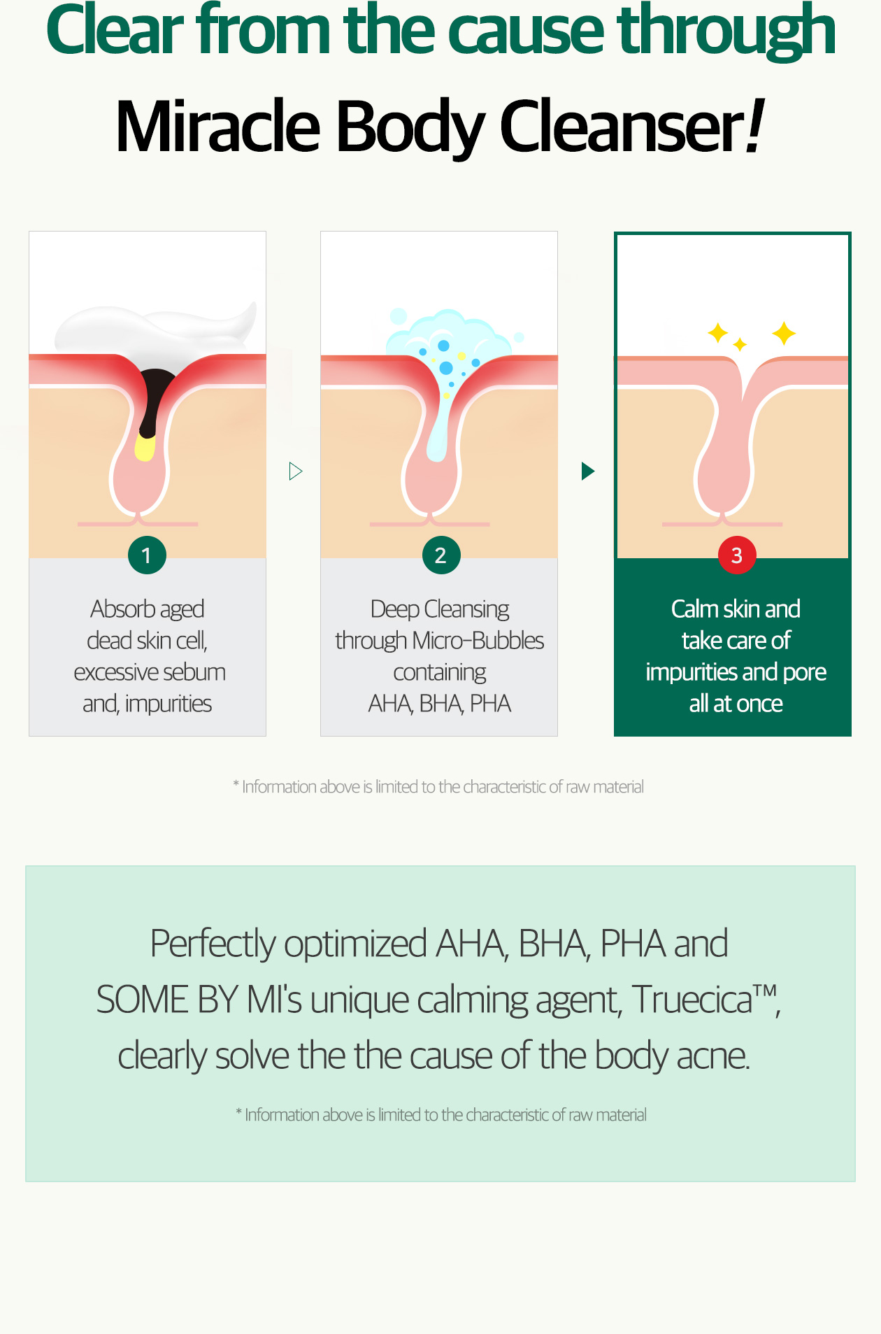 SOME BY MI - AHA-BHA-PHA 30days Miracle Acne Clear Body Cleanser - 400g