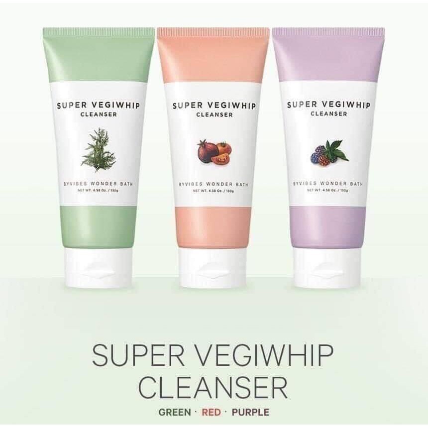 WONDER BATH - Super Vegiwhip Cleanser - Green - 130g