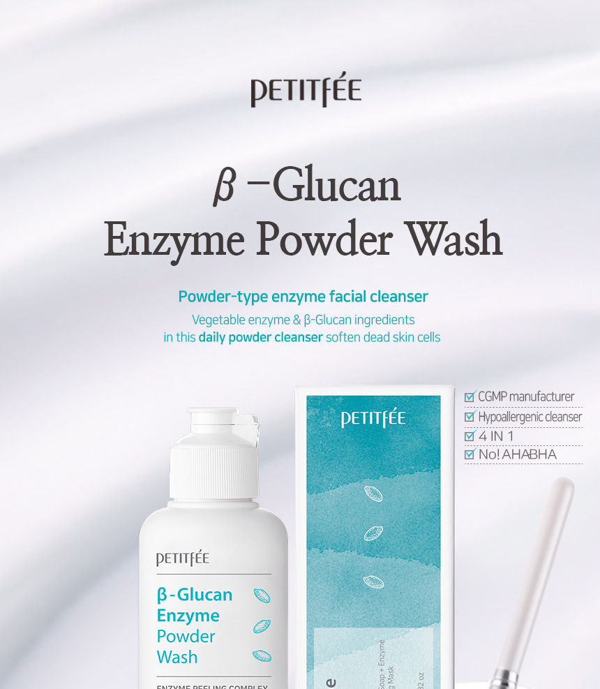 PETITFEE - Beta Glucan Enzyme Wash Wash - 80G